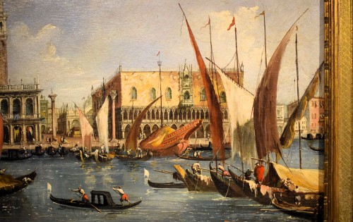 Louis XVI - Venise, bassin de Saint-Marc - école italienne fin 18e siècle